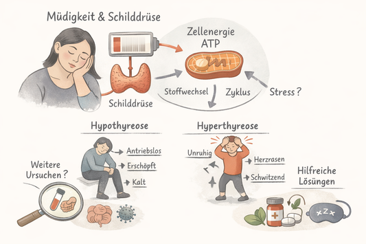 Müdigkeit bei Schilddrüsenstörungen: Mechanismen, Differentialdiagnostik und Verlauf
