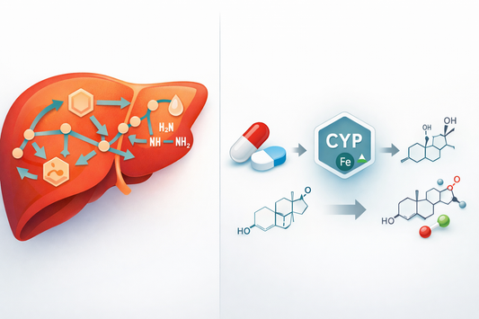 Wie die Leber Medikamente und Hormone verarbeitet: First-Pass-Effekt, Cytochrom-P450-System und Phase-II-Konjugation