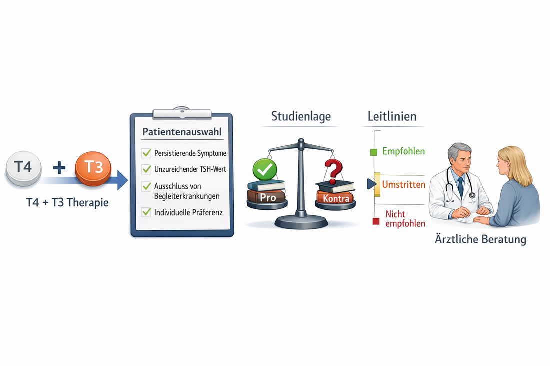 T4-T3-Kombinationstherapie der Hypothyreose: Leitlinienlage und klinischer Kontext