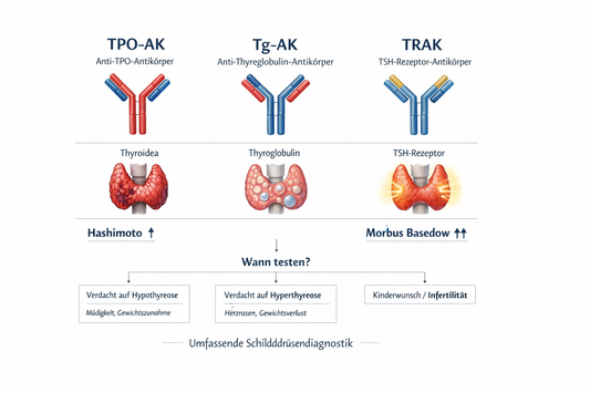 Schilddruesen-Antikoerper: TPO-AK, Tg-AK und TRAK in der Diagnostik