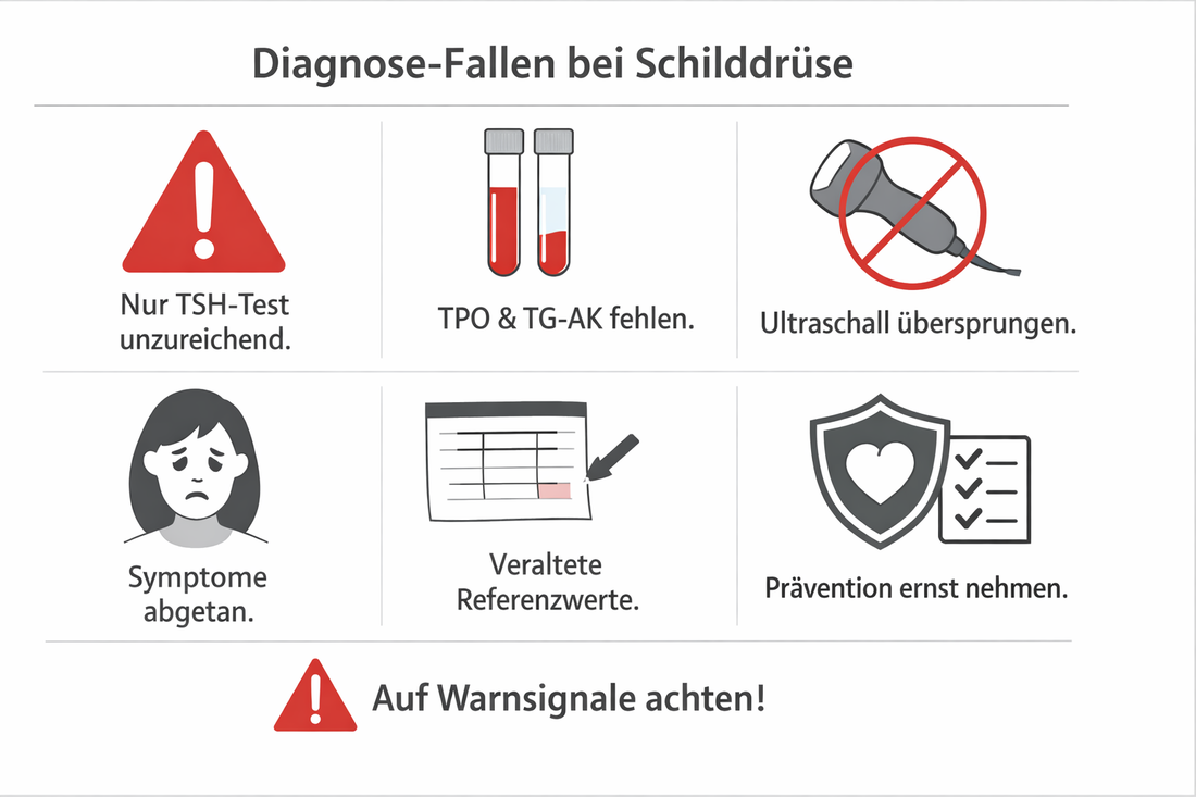 Diagnostik der Schilddrüsenerkrankungen: typische Stolperstellen in der Befund-Interpretation