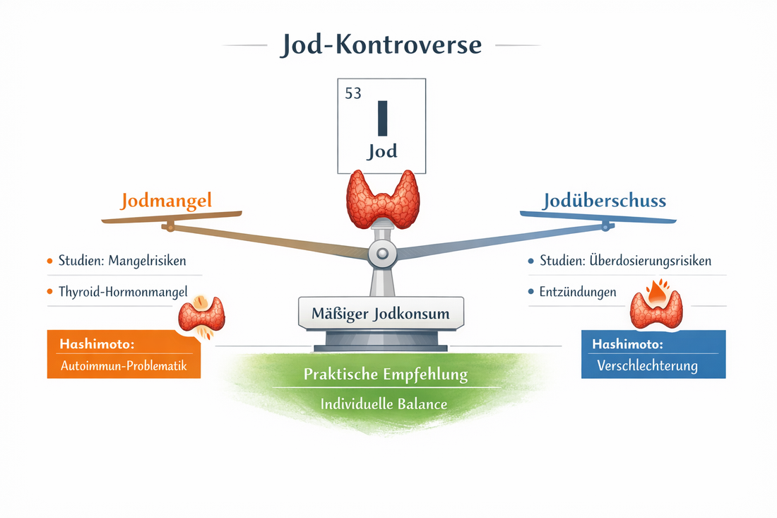 Jod und Hashimoto-Thyreoiditis: Physiologie, Studienlage und Referenzwerte