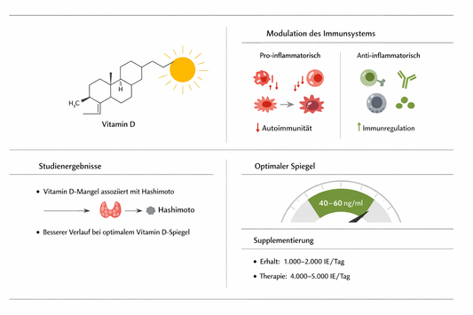 Vitamin D und Hashimoto-Thyreoiditis: Studienlage, Referenzwerte und Versorgung