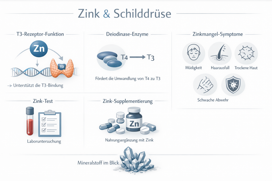 Zink und die Schilddrüse: Funktion, Studienlage und Versorgung