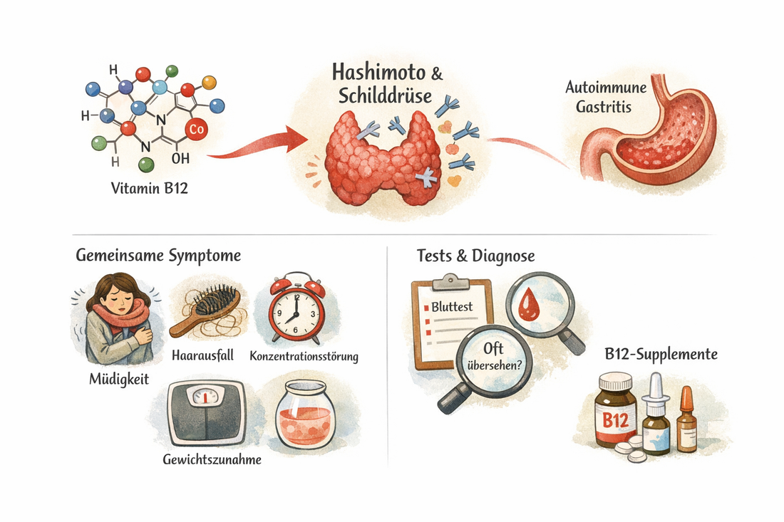 Vitamin B12 und Hashimoto-Thyreoiditis: Komorbidität, Diagnostik und Studienlage