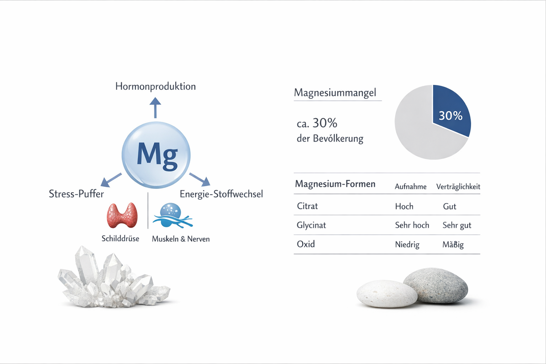 Magnesium und die Schilddrüse: physiologische Einordnung, Studienlage und Versorgung