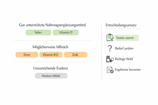 Studienlage zu Mikronährstoffen bei Hashimoto-Thyreoiditis