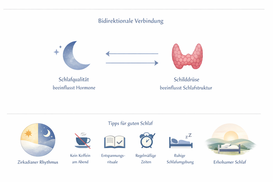 Schlaf und Schilddrüse: Warum Erholung wichtig ist