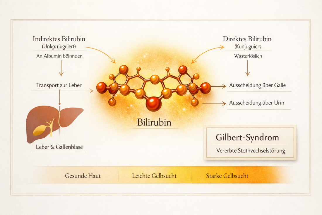 Bilirubin im Blut — Stoffwechsel, Befundinterpretation und Differentialdiagnose