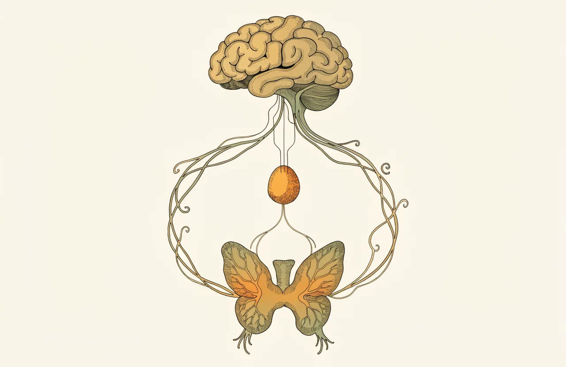 Der Hormonregelkreis der Schilddrüse: Hypothalamus, Hypophyse, negative Rückkopplung