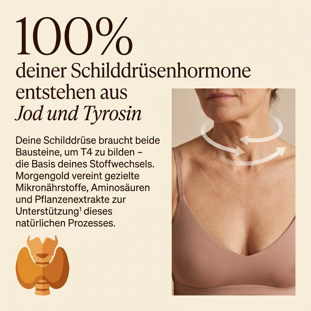 100% deiner Schilddrüsenhormone